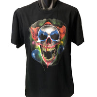 Killer Clown T-Shirt (Black, Regular and Big Sizes)