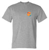 Retro Northern Beaches Left Chest Logo T-Shirt (Marle Grey)