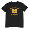 Crazy Cat Lady in Training T-Shirt (Black, Shortsleeve)