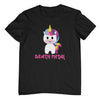 Death Metal Unicorn T-Shirt (Black, Regular and Big Sizes)