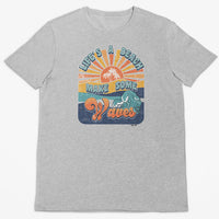 Life's a Beach, Make Some Waves T-Shirt (Marle Grey)