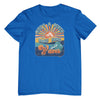 Life's a Beach, Make Some Waves T-Shirt (Royal Blue)