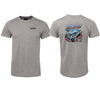 Rise 'n Shine Auto Shop T-Shirt (Marle Grey, Double-Sided)