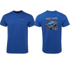 Rise 'n Shine Auto Shop T-Shirt (Royal Blue, Double-Sided)