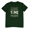 It's The Most Wonderful Time for Beer T-Shirt (Bottle Green)