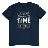 It's The Most Wonderful Time for Beer T-Shirt (Navy)