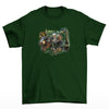 Dinosaur Jungle T-Shirt (Bottle Green, Shortsleeve)