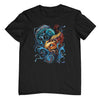 Yin Yang Koi Fish T-Shirt (Black)