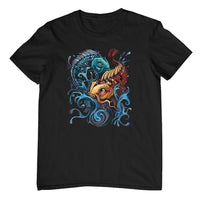 Yin Yang Koi Fish T-Shirt (Black)