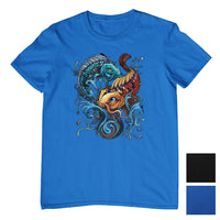 Yin Yang Koi Fish T-Shirt (Colour Choices)