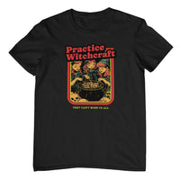 Practice Witchcraft T-Shirt (Black, Regular and Big Sizes)