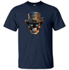 Steampunk Skull T-Shirt (Navy)