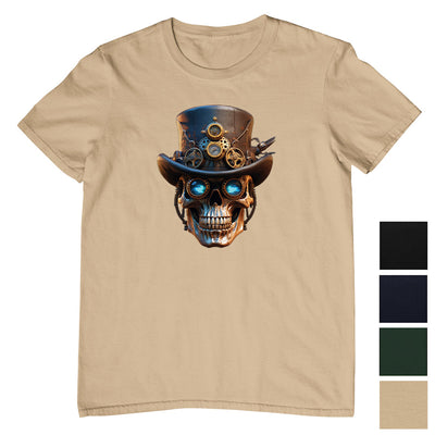 Steampunk Skull T-Shirt (Colour Choices)