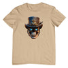 Steampunk Skull T-Shirt (Tan - Regular Sizes)