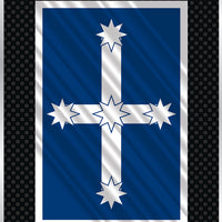 Eureka Flag Chrome Sticker