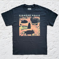 Crowded House Woodface Album T-Shirt (Black, Regular & Big Sizes)