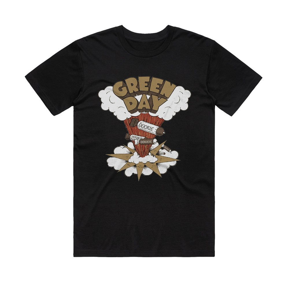Green Day Dookie Album T-Shirt (Black, Regular & Big Sizes)