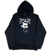 Ned Kelly Such is Life Portrait Hoodie (Black, White Print, Regular & Big Sizes)