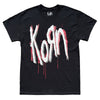 Korn Bleeding Logo T-Shirt (Black, Regular & Big Sizes)