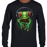 Frog Rock Longsleeve T-Shirt (Black)