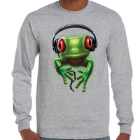 Frog Rock Longsleeve T-Shirt (Marle Grey)