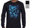Blue Skulls Longsleeve T-Shirt (Colour Choices)