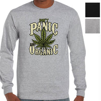 Don't Panic, It's Organic Pot Longsleeve T-Shirt (Colour Choices)