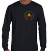 Acknowledgement of Country Left Chest Longsleeve T-Shirt (Black)