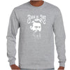 Ned Kelly Such is Life Portrait Longsleeve T-Shirt (Marle Grey)