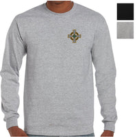 Celtic Cross Left Chest Logo Longsleeve T-Shirt (Colour Choices)