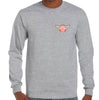 Live to Ride Left Chest Logo Longsleeve T-Shirt (Marle Grey)