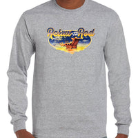 Relax Your Rod Fishing Longsleeve T-Shirt (Marle Grey)