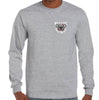 Warning Drop Bears Left Chest Logo Longsleeve T-Shirt (Marle Grey)