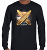 Surf Paradise Longsleeve T-Shirt (Black, Front Print Only)