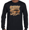 Country Till The Day I Die Guitar Longsleeve T-Shirt (Black)