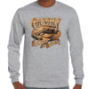Country Till The Day I Die Guitar Longsleeve T-Shirt (Marle Grey)