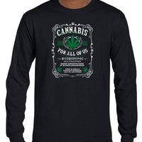 Cannabis For All Of Us Longsleeve T-Shirt (Black)
