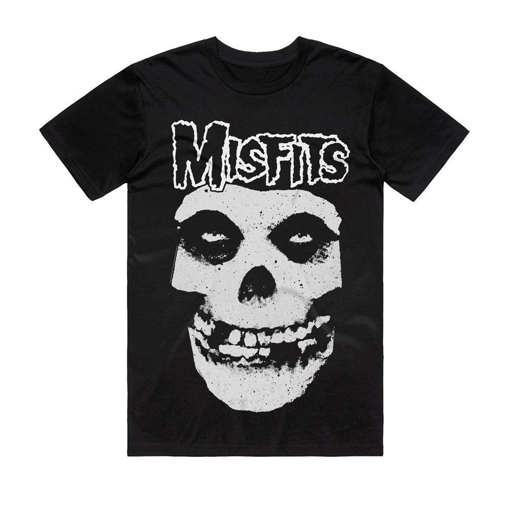 Misfits Classic Fiend Logo T-Shirt (Black, Regular & Big Sizes)