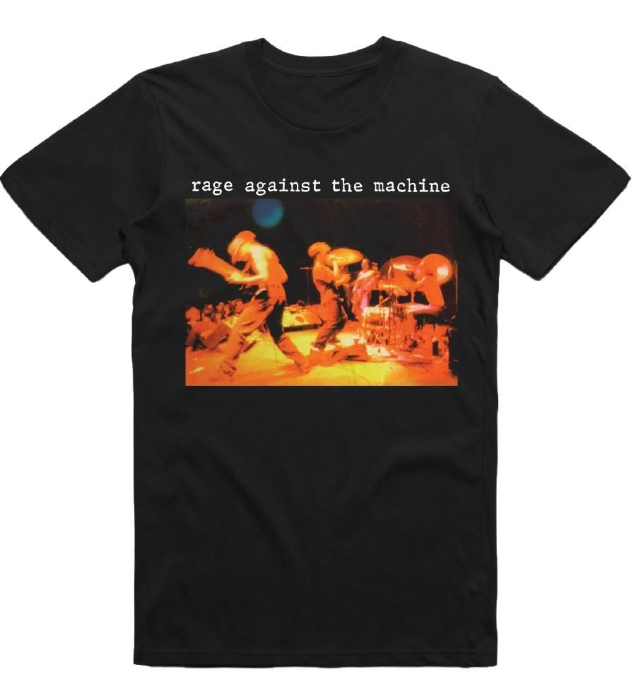 Rage Against The Machine Live Photo T-Shirt (Black, Regular & Big Sizes)