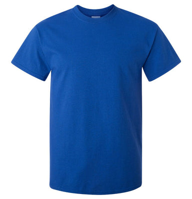 Plain Blank T-Shirt (Royal Blue Colours, Regular and Big Men's Sizes)