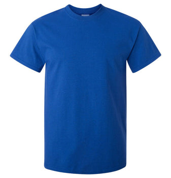 Plain Blank T-Shirt (Royal Blue Colours, Regular and Big Men's Sizes)