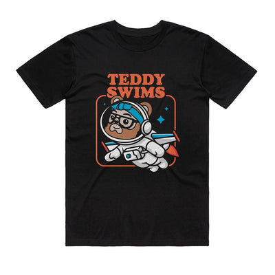 Teddy Swims Astronaut T-Shirt (Black, Regular & Big Sizes)