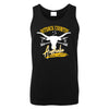 Outback Country Australia Mens Singlet (Black)
