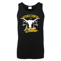 Outback Country Australia Mens Singlet (Black)