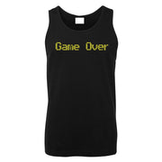 Game Over Mens Singlet (Black)