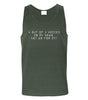 4 Out of 5 Voices Say Go For It Mens Singlet (Khaki)