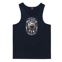 Ned Kelly Outlaw Gang Mens Singlet (Navy) - 10XL