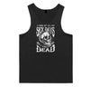 I Ran Out of Sick Days Skull Mens Singlet (Black) - 10XL