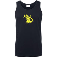 Godzilla No Flying Mens Singlet (Navy)