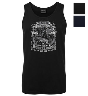 Captain Thunderbolt Gentleman Bushranger Mens Singlet (Colour Choices)